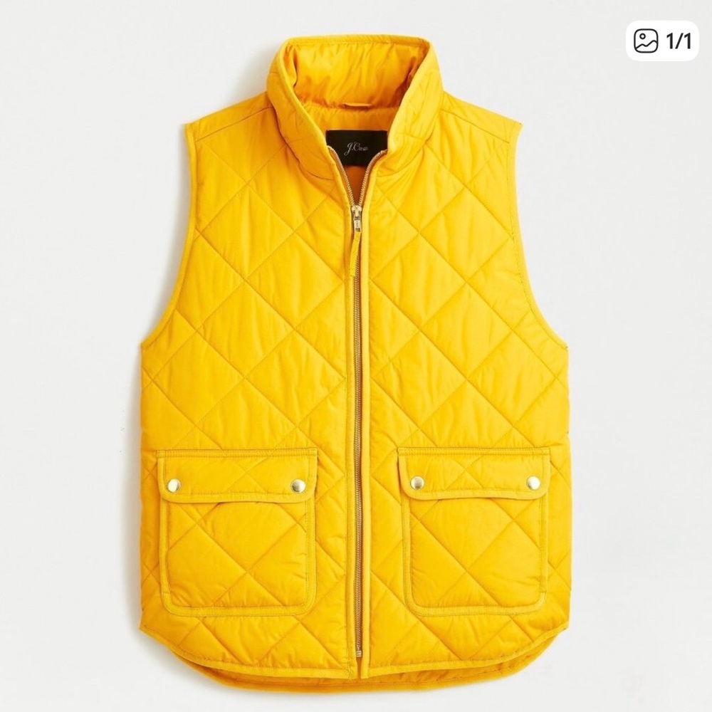 J Crew Puffy Quilted Vest